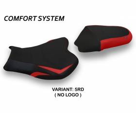 Seat saddle cover Itri 2 Comfort System Red (RD) T.I. for SUZUKI GSX R 1000 2009 > 2016