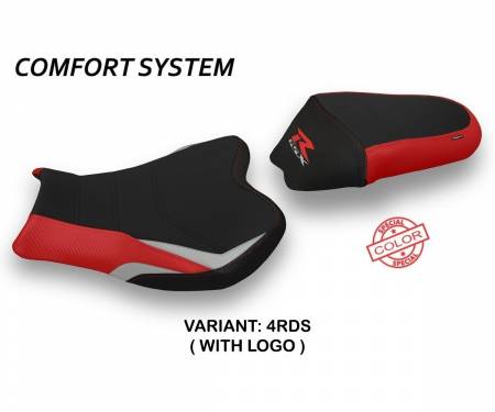 SGSX1RIS2-4RDS-1 Funda Asiento Itri Special Color 2 Comfort System Rojo - Plata (RDS) T.I. para SUZUKI GSX R 1000 2009 > 2016