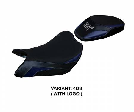 SGSXGTL-4DB-1 Seat saddle cover Loei Brown DB + logo T.I. for Suzuki GSX S 1000 GT 2021 > 2023