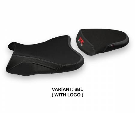 SGSXR06N-6BL-1 Seat saddle cover Nikiti Black (BL) T.I. for SUZUKI GSX R 600 2006 > 2007