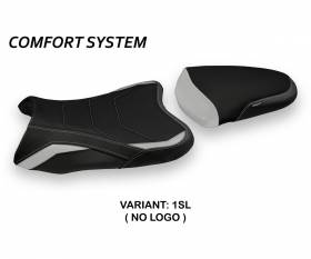 Seat saddle cover Sapes Comfort System Silver (SL) T.I. for SUZUKI GSX R 750 2006 > 2007