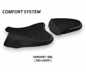 Housse de selle Sapes Comfort System Noir (BL) T.I. pour SUZUKI GSX R 600 2006 > 2007