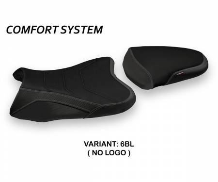 SGSXR06S-6BL-2 Seat saddle cover Sapes Comfort System Black (BL) T.I. for SUZUKI GSX R 750 2006 > 2007