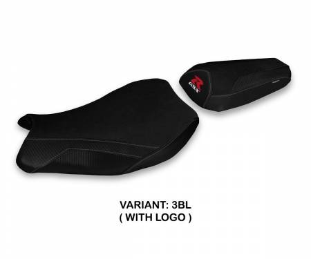 SGSXR17E-3BL-1 Seat saddle cover Elmas Black (BL) T.I. for SUZUKI GSX R 1000 2017 > 2021