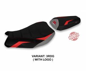 Seat saddle cover Isili Special Color Ultragrip Red - Gray (RDG) T.I. for SUZUKI GSX R 1000 2017 > 2021