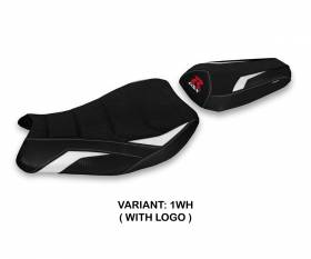 Seat saddle cover Isili Ultragrip White (WH) T.I. for SUZUKI GSX R 1000 2017 > 2021