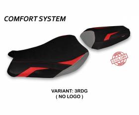 Seat saddle cover Paceco Special Color Comfort System Red - Gray (RDG) T.I. for SUZUKI GSX R 1000 2017 > 2021