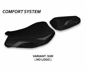 Seat saddle cover Paceco Comfort System Gray (GR) T.I. for SUZUKI GSX R 1000 2017 > 2021
