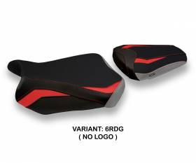 Seat saddle cover Manila Special Color Red - Gray (RDG) T.I. for SUZUKI GSX R 600 2011 > 2020
