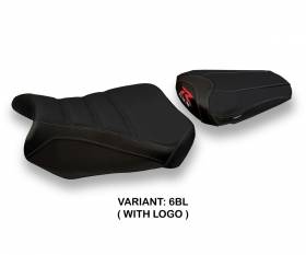 Seat saddle cover Tefè 2 Ultragrip Black (BL) T.I. for SUZUKI GSX R 600 2011 > 2020