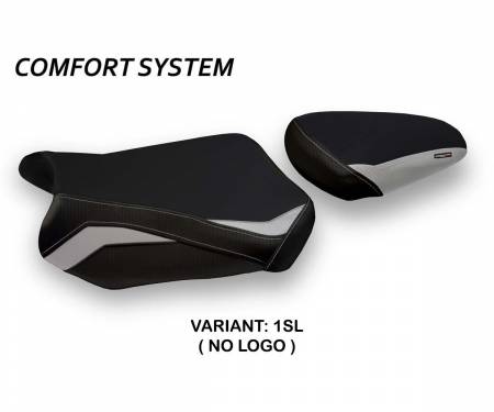 SGSXRTC-1SL-2 Housse de selle Teheran Comfort System Argent (SL) T.I. pour SUZUKI GSX R 600 2011 > 2020