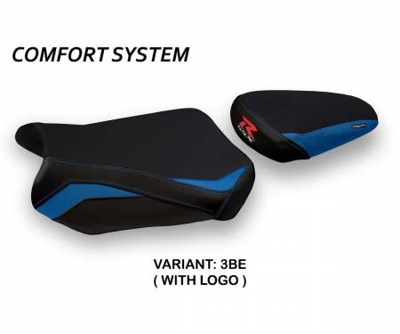 SGSXRTC-3BE-1 Seat saddle cover Teheran Comfort System Blue (BE) T.I. for SUZUKI GSX R 750 2011 > 2020