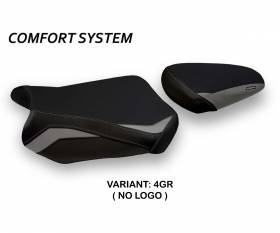 Seat saddle cover Teheran Comfort System Gray (GR) T.I. for SUZUKI GSX R 750 2011 > 2020