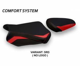 Seat saddle cover Teheran Comfort System Red (RD) T.I. for SUZUKI GSX R 750 2011 > 2020