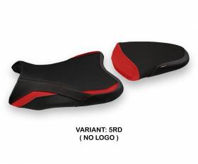 Seat saddle cover Omar Red (RD) T.I. for SUZUKI GSX R 1000 2007 > 2008