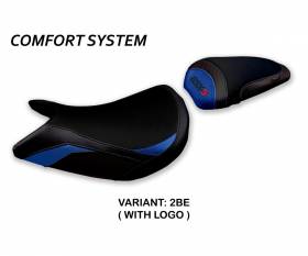 Seat saddle cover Foxton Comfort System Blue (BE) T.I. for SUZUKI GSX S 1000 F 2015 > 2020