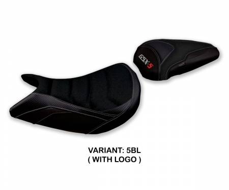 SGXS15FR-5BL-1 Seat saddle cover Raglan Ultragrip Black (BL) T.I. for SUZUKI GSX S 1000 F 2015 > 2020