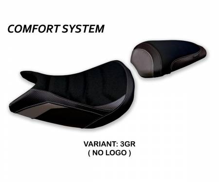 SGXS15P-3GR-2 Seat saddle cover Pahia Comfort System Gray (GR) T.I. for SUZUKI GSX S 1000 2015 > 2020