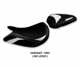 Seat saddle cover Ward White (WH) T.I. for SUZUKI GSX S 1000 2015 > 2020