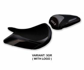 Seat saddle cover Ward Gray (GR) T.I. for SUZUKI GSX S 1000 2015 > 2020