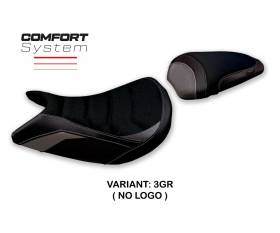 Seat saddle cover Lindi comfort system Gray GR T.I. for Suzuki GSX S 1000 2021 > 2023