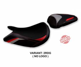 Seat saddle cover Lindi special color Red - Gray RDG T.I. for Suzuki GSX S 1000 2021 > 2023