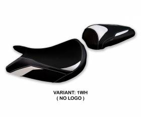 Seat saddle cover Lindi White WH T.I. for Suzuki GSX S 1000 2021 > 2023