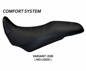 Housse de selle Agrigento Comfort System Gris (GR) T.I. pour SUZUKI V-STROM 1000 2014 > 2019