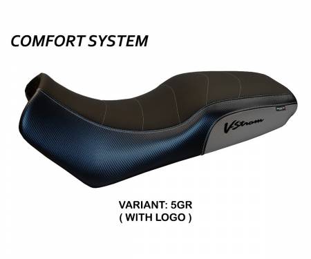SV60MC-5GR-1 Housse de selle Melito Comfort System Gris (GR) T.I. pour SUZUKI V-STROM 1000 DL 2002 > 2006