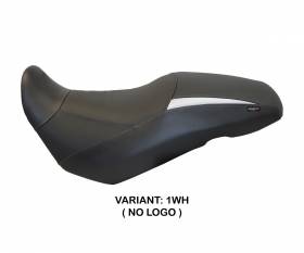 Seat saddle cover Iowa White (WH) T.I. for SUZUKI V-STROM 650 2017 > 2022