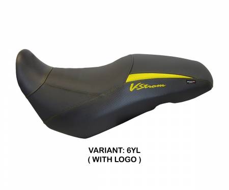 SV65I-6YL-3 Seat saddle cover Iowa Yellow (YL) T.I. for SUZUKI V-STROM 650 2017 > 2022