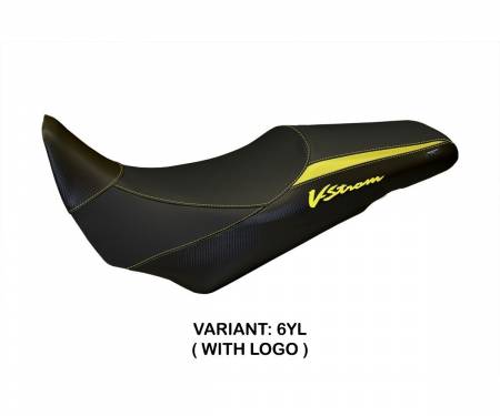SVS14P-6YL-1 Seat saddle cover Palermo Yellow (YL) T.I. for SUZUKI V-STROM 1000 2014 > 2019