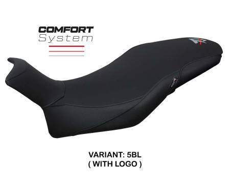 SZKTNC-5BL-1 Seat saddle cover Nus comfort system Black BL + logo T.I. for Suzuki Katana 2019 > 2023