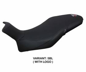 Seat saddle cover Nus Black BL + logo T.I. for Suzuki Katana 2019 > 2023