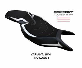 Housse de selle Renee Comfort System Blanche WH T.I. pour Triumph Speed Triple 1200 RR 2022 > 2024