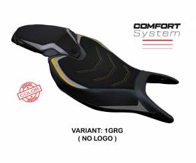 Housse de selle Renee Special Color Comfort System Gris - Gris GRG T.I. pour Triumph Speed Triple 1200 RR 2022 > 2024