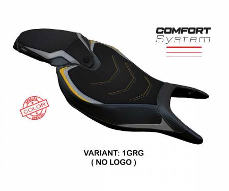 TRST12RRSC-1GRG-2 Housse de selle Renee Special Color Comfort System Gris - Gris GRG T.I. pour Triumph Speed Triple 1200 RR 2022 > 2024