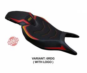 Seat saddle cover Renee Special Color Ultragrip Red - Gray RDG T.I. for Triumph Speed Triple 1200 RR 2022 > 2024