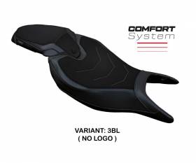 Housse de selle Senna Comfort System Noir BL T.I. pour Triumph Speed Triple 1200 RS 2022 > 2024