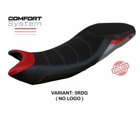 Seat saddle cover Derry Comfort System Red - Gray RDG T.I. for Triumph Tiger 660 2021 > 2023