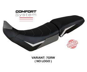 Housse de selle Dover Comfort System Gris Blanc GRW T.I. pour Triumph Tiger 900 2020 > 2024