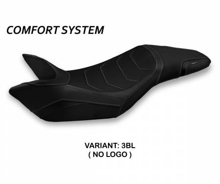 TSPT15G1-3BL-2 Seat saddle cover Ghibellina 1 Comfort System Black (BL) T.I. for TRIUMPH SPEED TRIPLE 2011 > 2015