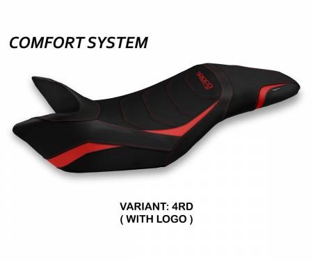 TSPT15G1-4RD-1 Seat saddle cover Ghibellina 1 Comfort System Red (RD) T.I. for TRIUMPH SPEED TRIPLE 2011 > 2015