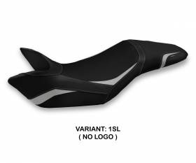 Seat saddle cover Heic 1 Silver (SL) T.I. for TRIUMPH SPEED TRIPLE 2011 > 2015