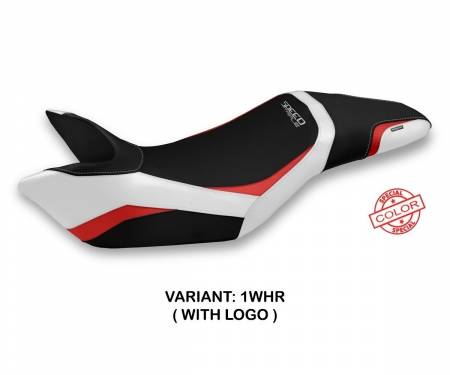 TSPT15HS-2WHR-1 Seat saddle cover Heic Special Color White - Red (WHR) T.I. for TRIUMPH SPEED TRIPLE 2011 > 2015