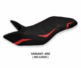 Seat saddle cover Nisko 1 Ultragrip Red (RD) T.I. for TRIUMPH SPEED TRIPLE 2011 > 2015