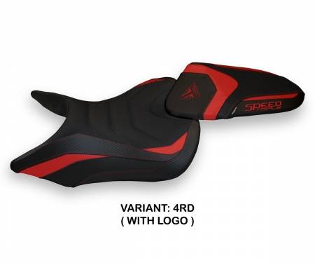 TST68R1-4RD-1 Seat saddle cover Resia 1 Ultragrip Red (RD) T.I. for TRIUMPH SPEED TRIPLE 2016 > 2021
