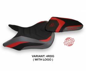 Seat saddle cover Resia Special Color Ultragrip Red - Gray (RDG) T.I. for TRIUMPH SPEED TRIPLE 2016 > 2021