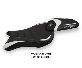 Seat saddle cover Avane 1 Ultragrip White (WH) T.I. for TRIUMPH STREET TRIPLE 2017 > 2022