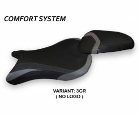 Seat saddle cover Molina 1 Comfort System Gray (GR) T.I. for TRIUMPH STREET TRIPLE 2017 > 2022